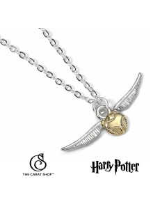 WNX0004 Harry Potter Necklace - Golden Snitch (silver plated)